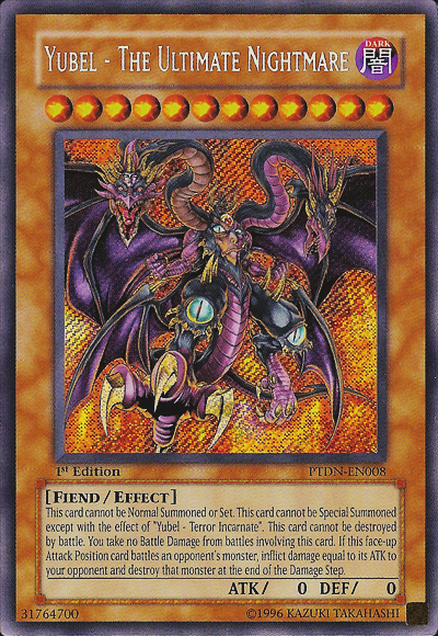 Yubel - The Ultimate Nightmare [PTDN-EN008] Secret Rare - Evolution TCG