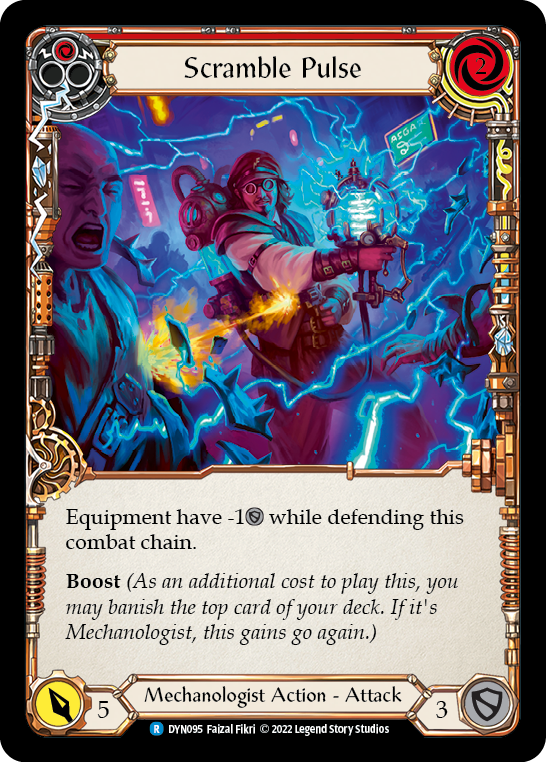 Scramble Pulse (Red) [DYN095] (Dynasty)  Rainbow Foil - Evolution TCG