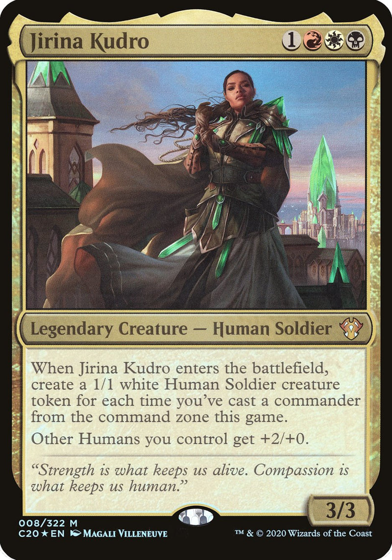 Jirina Kudro (Oversized) [Commander 2020 Oversized] - Evolution TCG