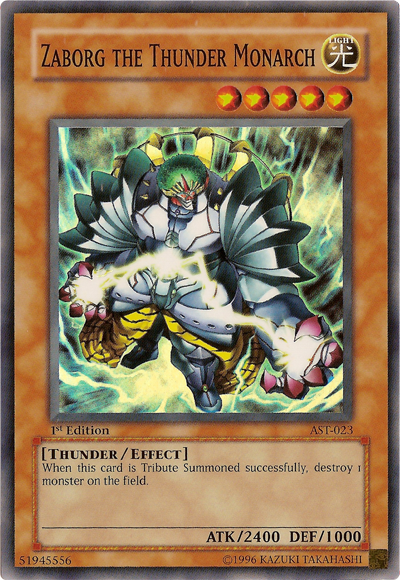 Zaborg the Thunder Monarch [AST-023] Super Rare - Evolution TCG