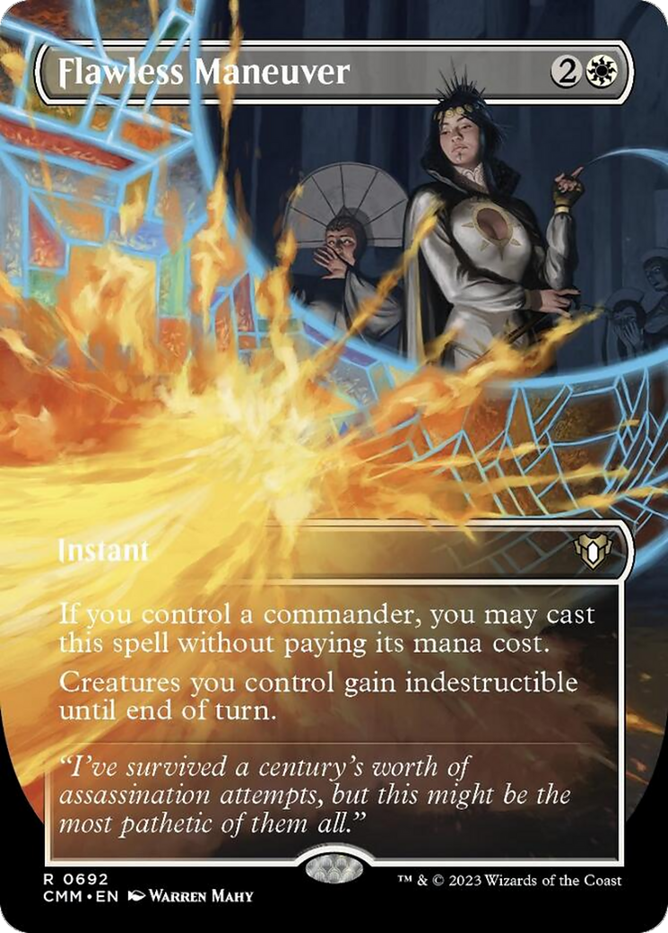 Flawless Maneuver (Borderless Alternate Art) [Commander Masters] - Evolution TCG