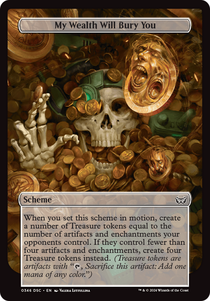 My Wealth Will Bury You (Full Art) [Duskmourn: Archenemy] - Evolution TCG