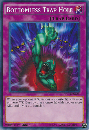 Bottomless Trap Hole [SDHS-EN038] Common - Evolution TCG
