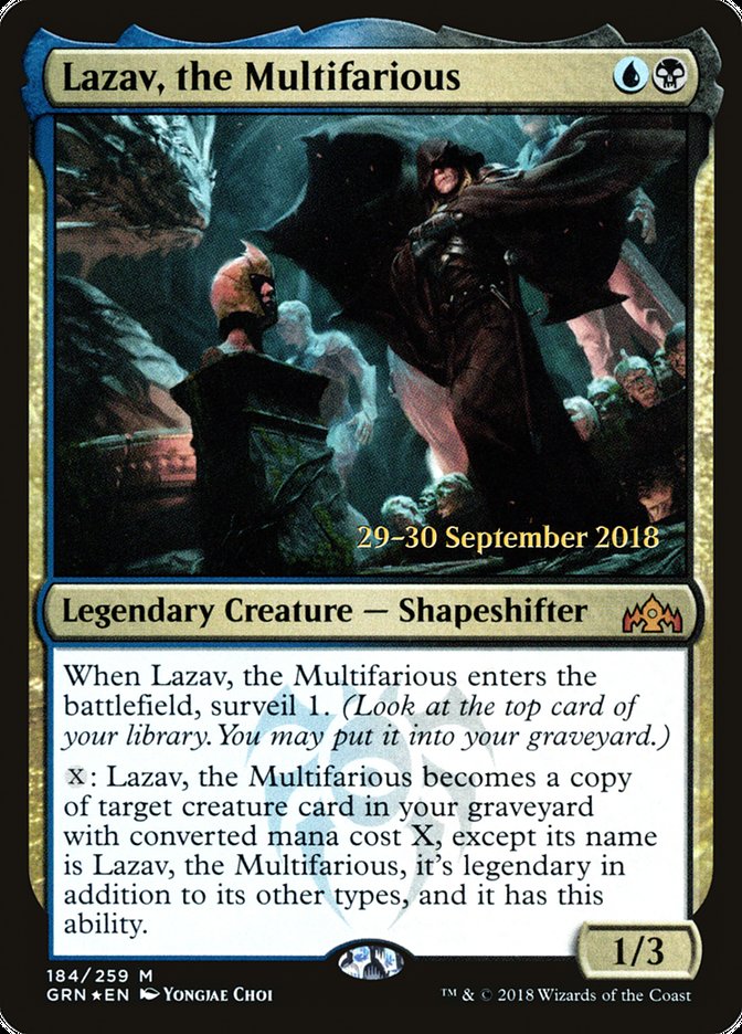 Lazav, the Multifarious [Guilds of Ravnica Prerelease Promos] - Evolution TCG