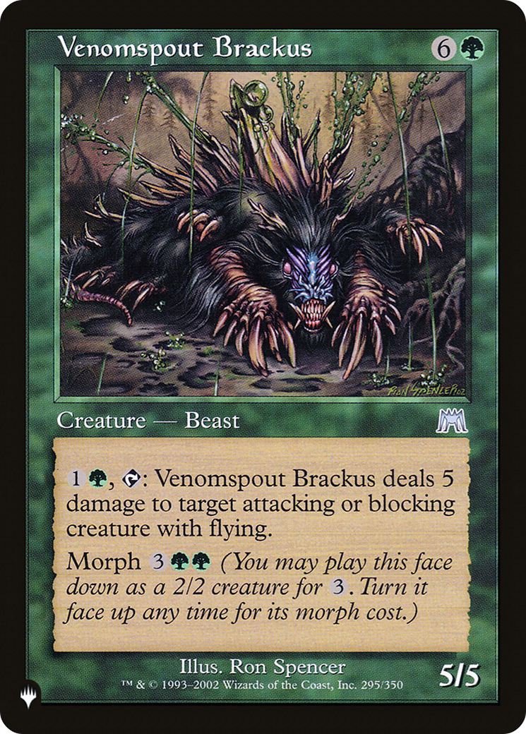 Venomspout Brackus [The List] - Evolution TCG