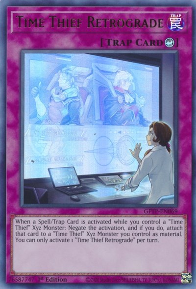 Time Thief Retrograde [GFTP-EN069] Ultra Rare - Evolution TCG