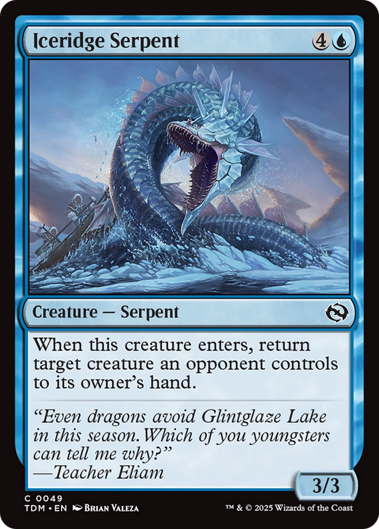 Iceridge Serpent [Tarkir: Dragonstorm] - Evolution TCG