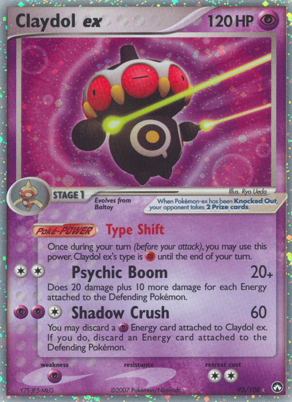 Claydol ex (93/108) [EX: Power Keepers] - Evolution TCG