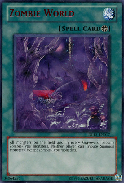 Zombie World (Red) [DL13-EN017] Rare - Evolution TCG