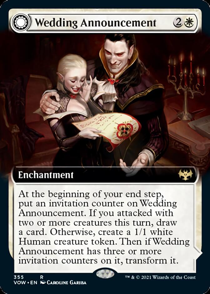 Wedding Announcement // Wedding Festivity (Extended Art) [Innistrad: Crimson Vow] - Evolution TCG