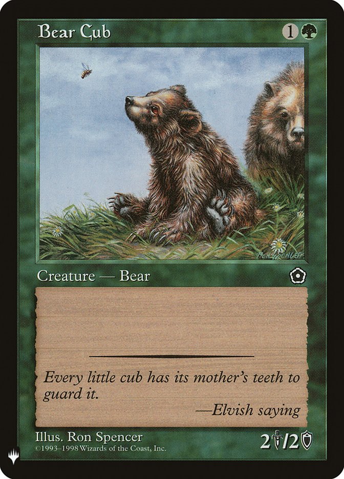 Bear Cub [Mystery Booster] - Evolution TCG