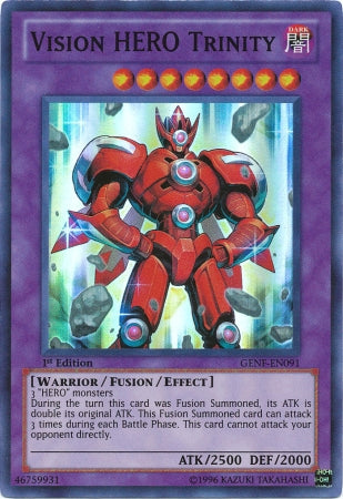 Vision Hero Trinity [GENF-EN091] Super Rare - Evolution TCG