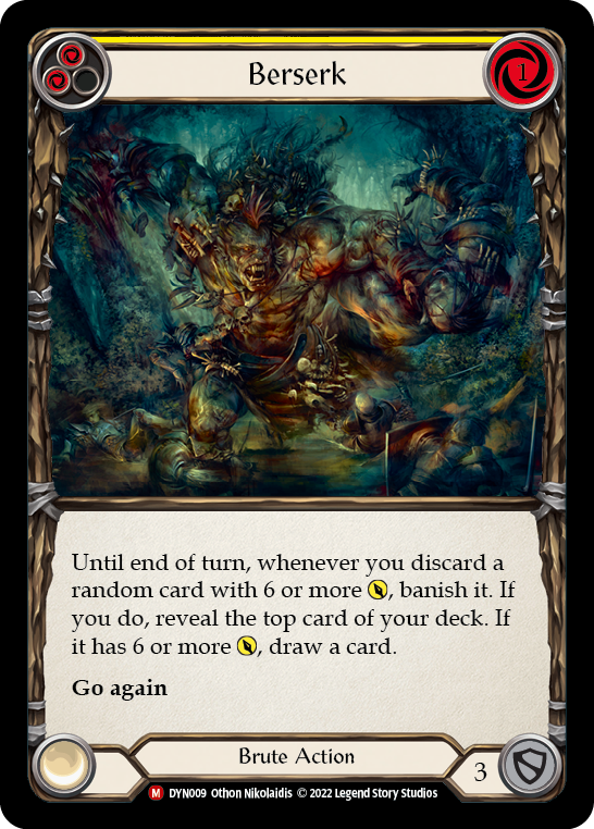 Berserk [DYN009] (Dynasty)  Rainbow Foil - Evolution TCG
