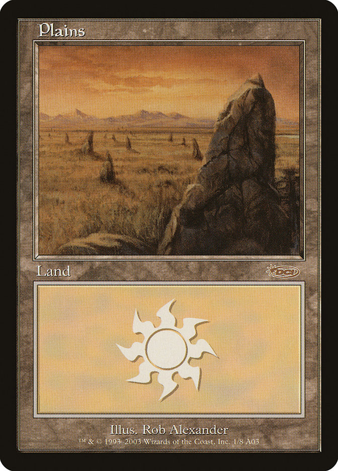 Plains (1) [Arena League 2003] - Evolution TCG