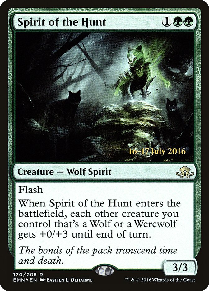 Spirit of the Hunt [Eldritch Moon Prerelease Promos] - Evolution TCG