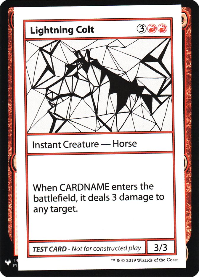 Lightning Colt [Mystery Booster Playtest Cards] - Evolution TCG