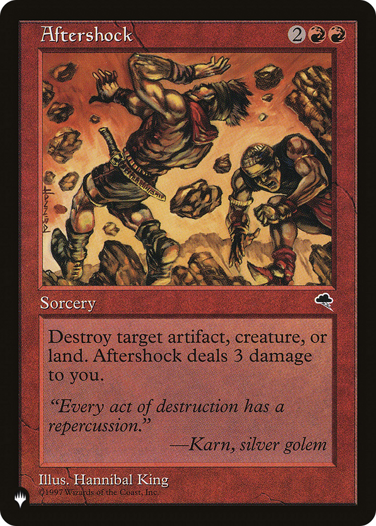 Aftershock [The List] - Evolution TCG