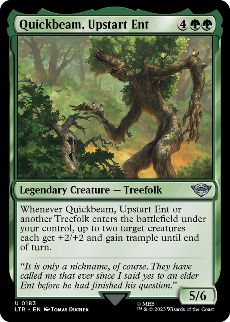 Quickbeam, Upstart Ent [The Lord of the Rings: Tales of Middle-Earth] - Evolution TCG