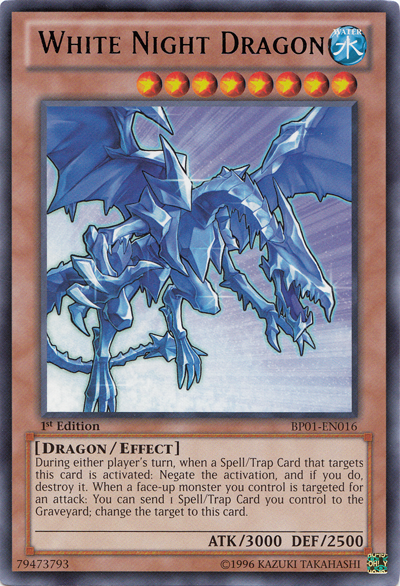 White Night Dragon [BP01-EN016] Rare - Evolution TCG
