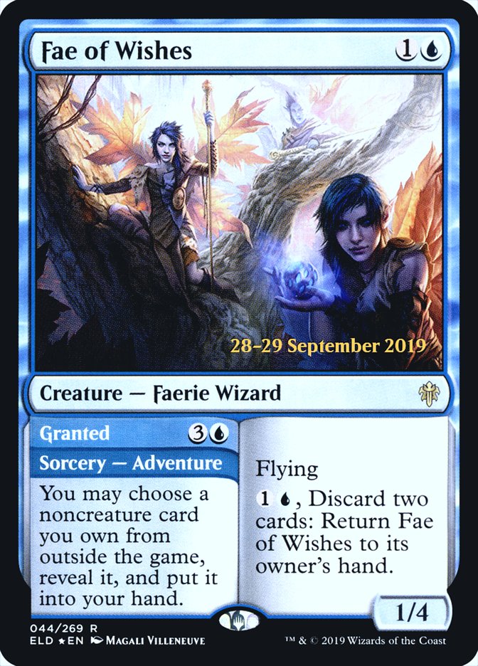 Fae of Wishes // Granted [Throne of Eldraine Prerelease Promos] - Evolution TCG