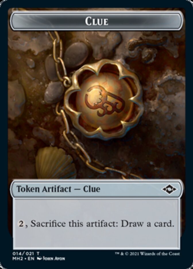 Clue (14) // Crab Double-Sided Token [Modern Horizons 2 Tokens] - Evolution TCG