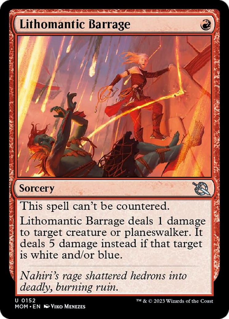 Lithomantic Barrage [March of the Machine] - Evolution TCG