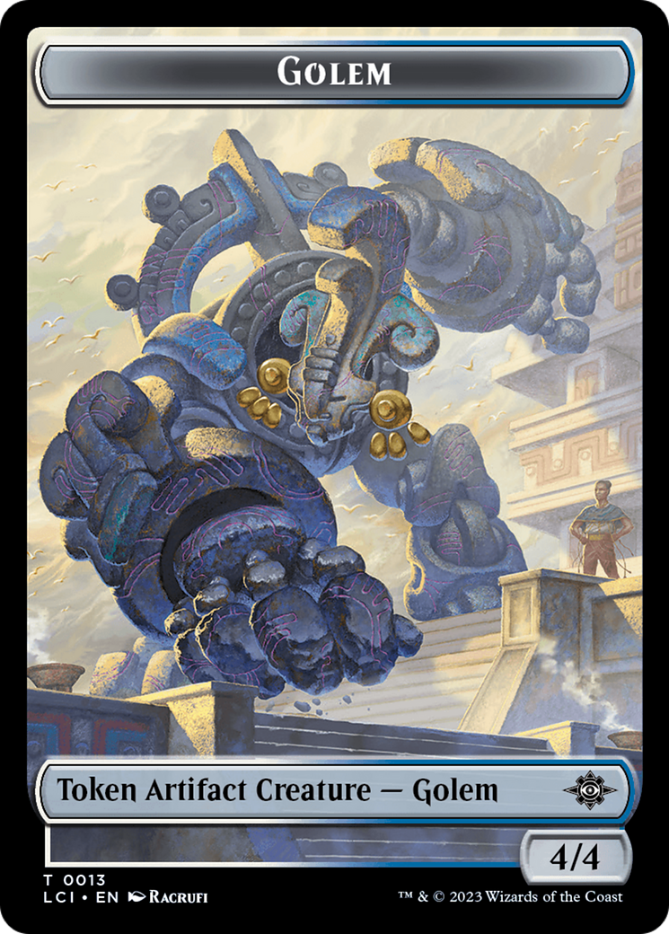 Gnome // Golem Double-Sided Token [The Lost Caverns of Ixalan Tokens] - Evolution TCG