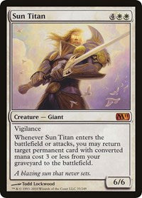 Sun Titan (M11) [Oversize Cards] - Evolution TCG