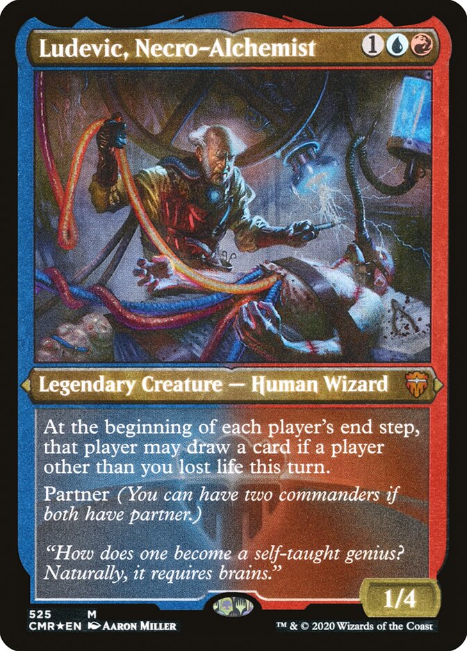 Ludevic, Necro-Alchemist (Etched) [Commander Legends] - Evolution TCG