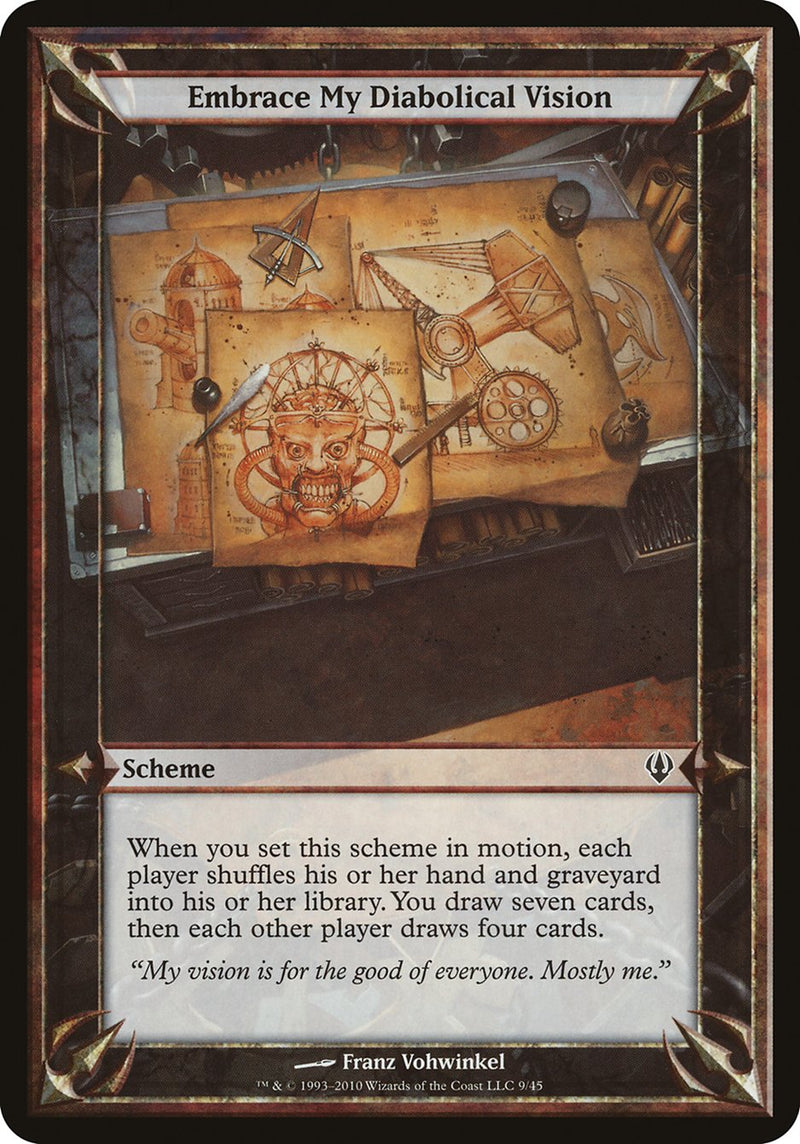Embrace My Diabolical Vision (Schemes) [Archenemy Schemes] - Evolution TCG