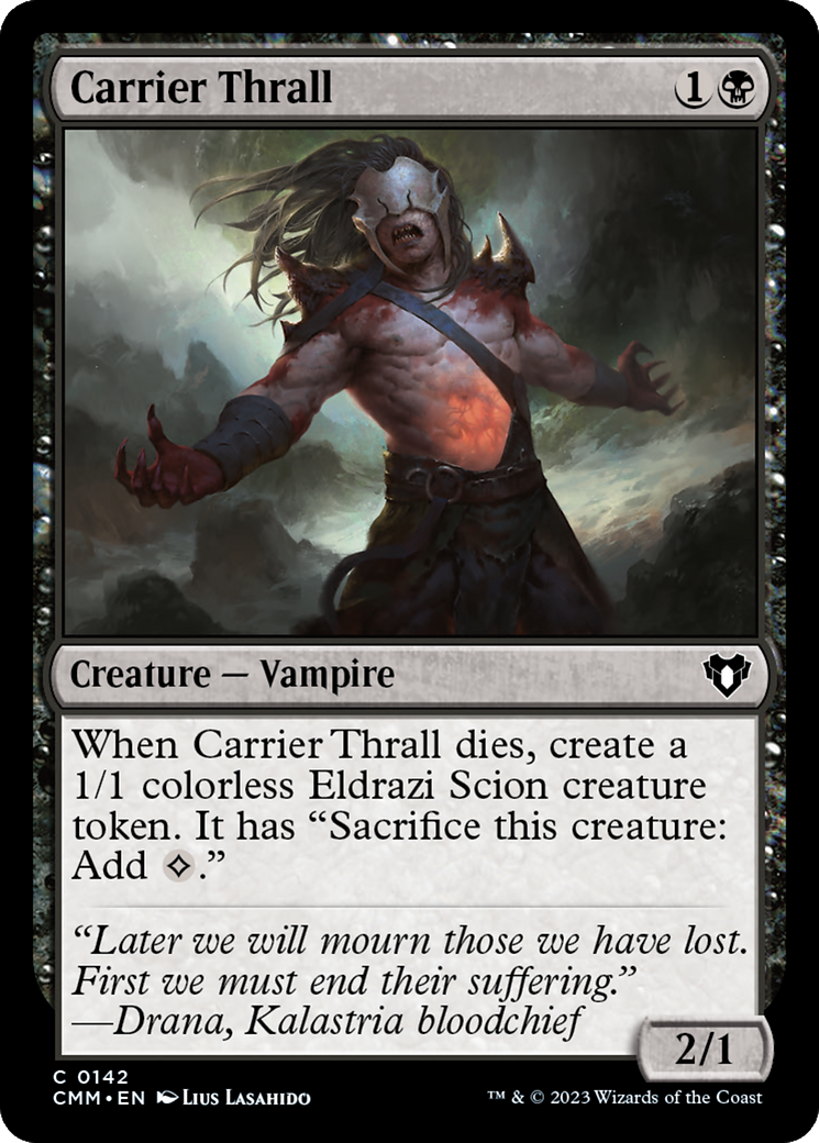 Carrier Thrall [Commander Masters] - Evolution TCG
