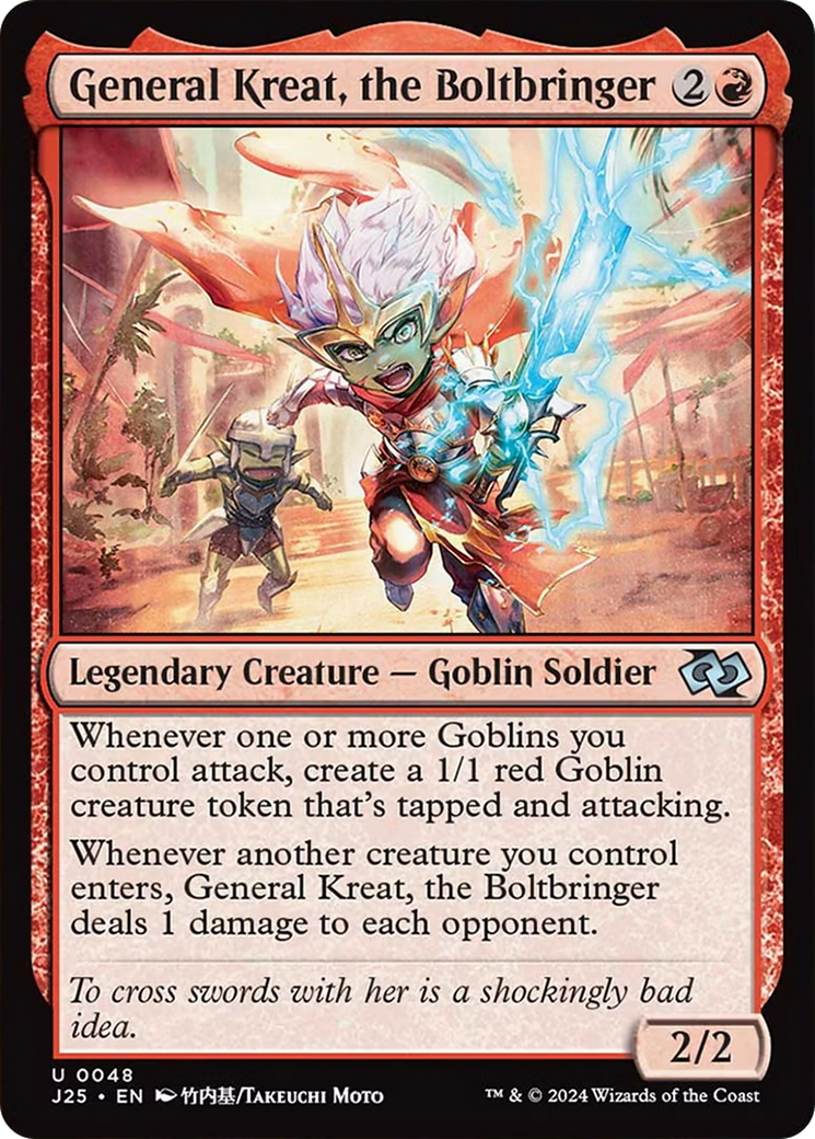 General Kreat, the Boltbringer (Anime) [Foundations Jumpstart] - Evolution TCG