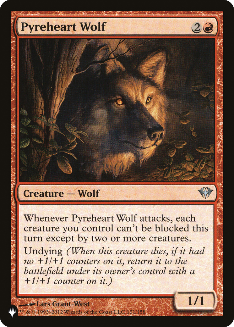 Pyreheart Wolf [The List] - Evolution TCG