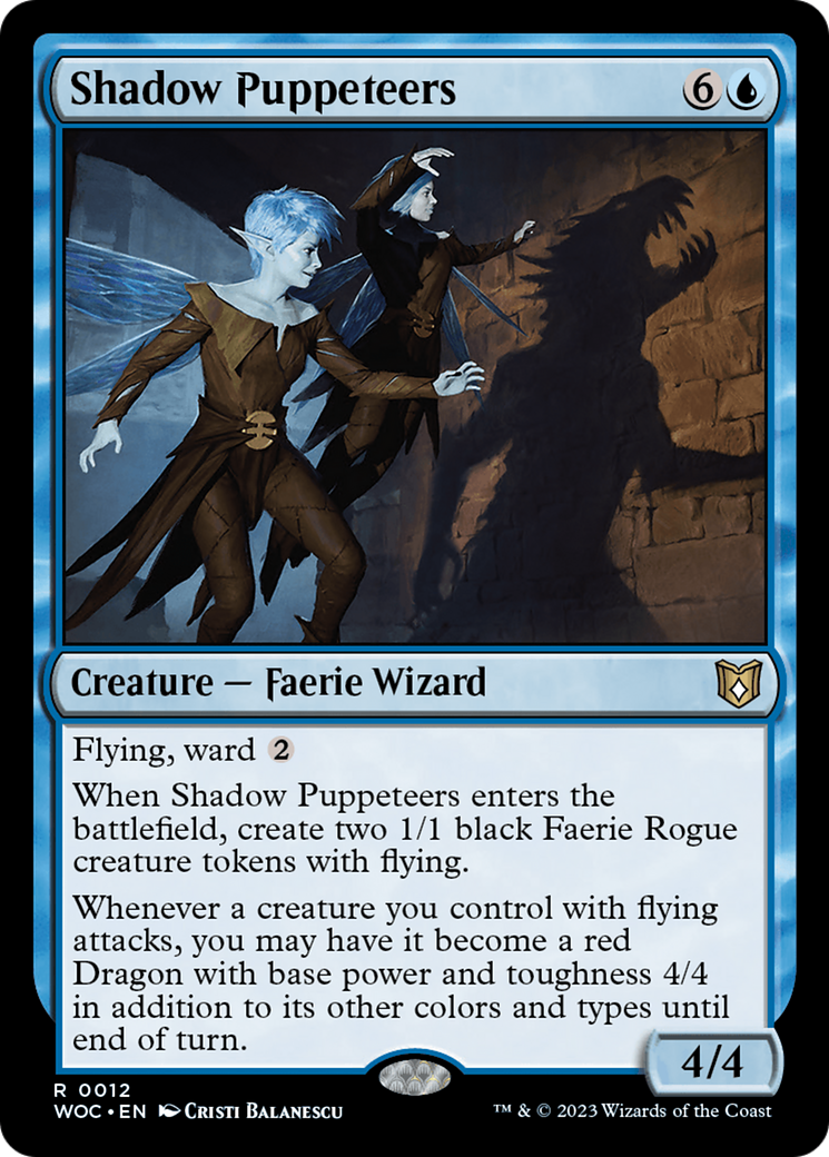 Shadow Puppeteers [Wilds of Eldraine Commander] - Evolution TCG