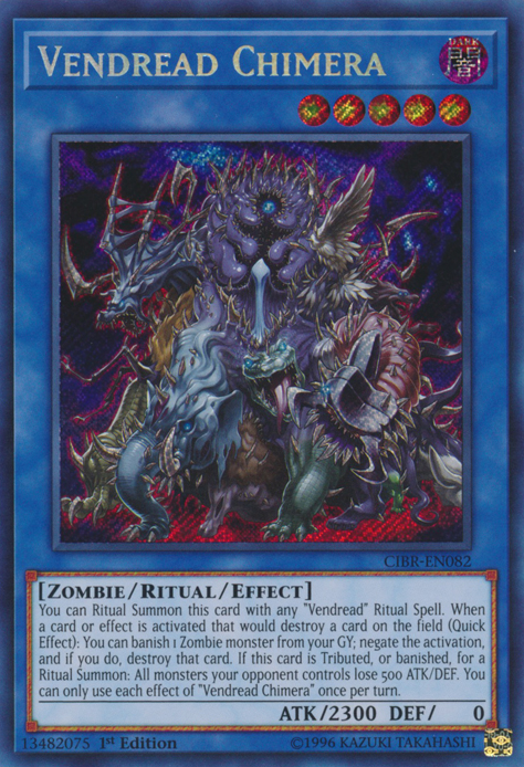 Vendread Chimera [CIBR-EN082] Secret Rare - Evolution TCG