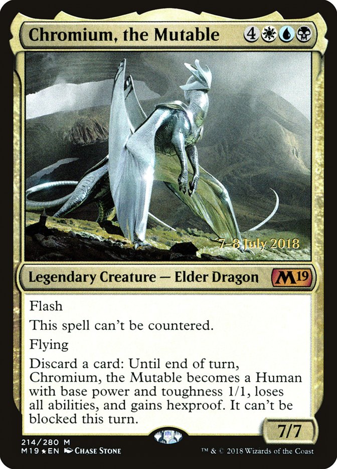 Chromium, the Mutable [Core Set 2019 Prerelease Promos] - Evolution TCG