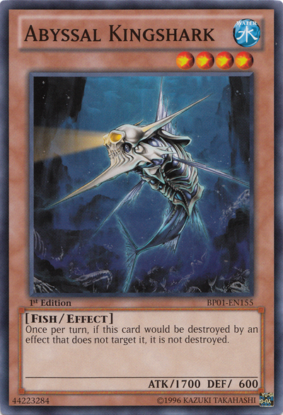 Abyssal Kingshark [BP01-EN155] Common - Evolution TCG