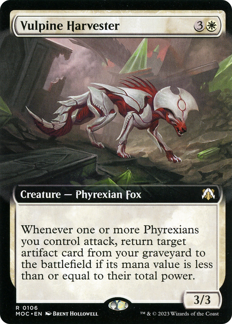 Vulpine Harvester (Extended Art) [March of the Machine Commander]