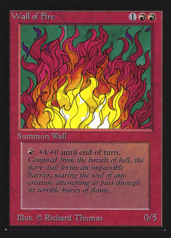 Wall of Fire [International Collectors' Edition] - Evolution TCG