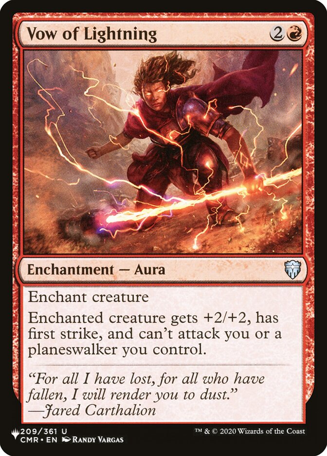 Vow of Lightning [The List] - Evolution TCG