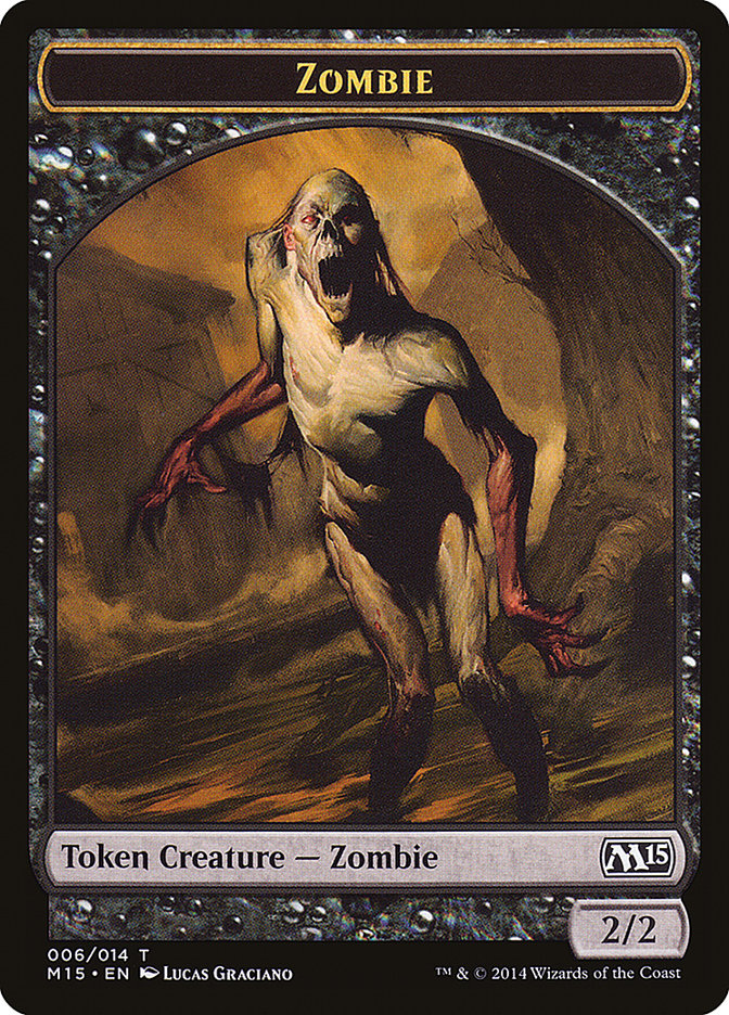 Zombie Token [Magic 2015 Tokens] - Evolution TCG