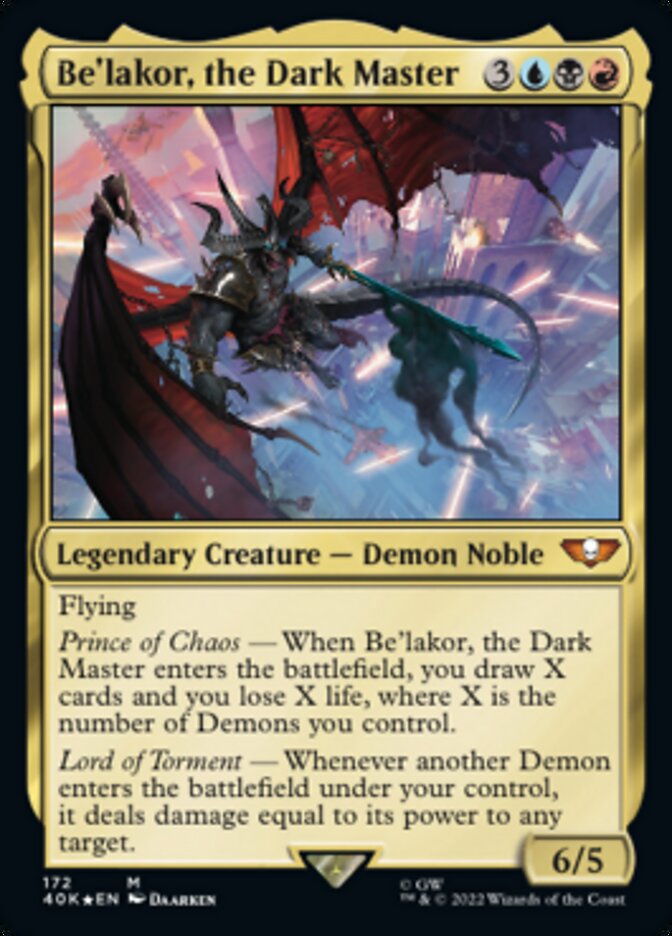 Be'lakor, the Dark Master [Warhammer 40,000] - Evolution TCG