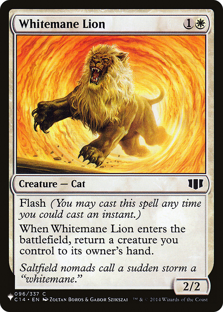 Whitemane Lion (PLC) [The List] - Evolution TCG