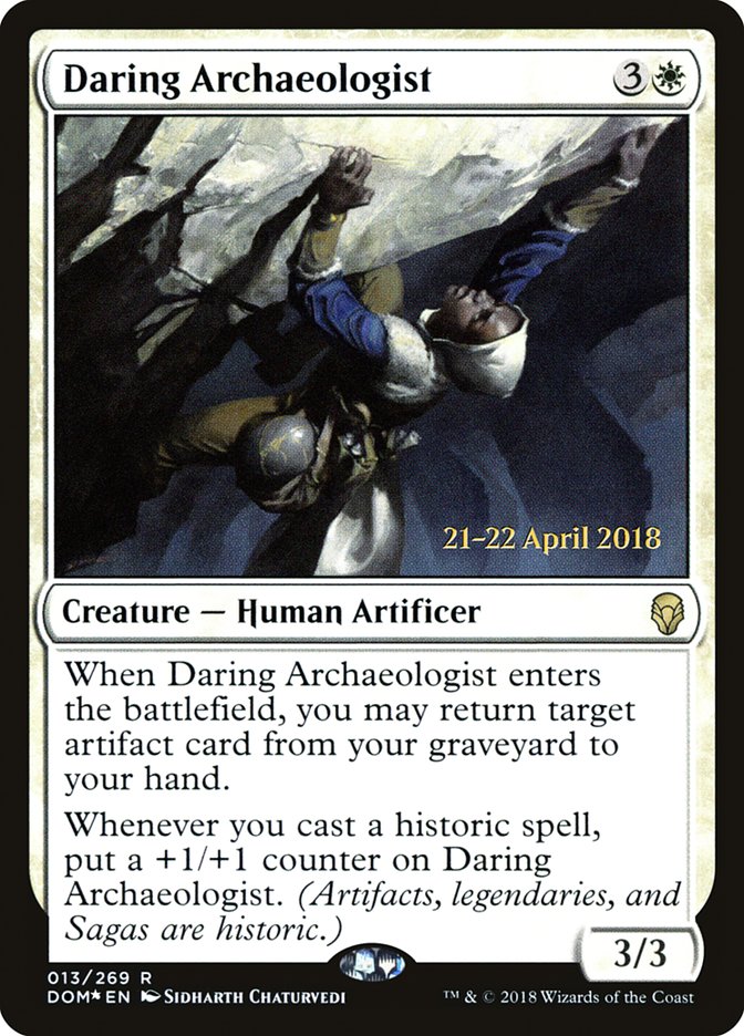 Daring Archaeologist [Dominaria Prerelease Promos] - Evolution TCG