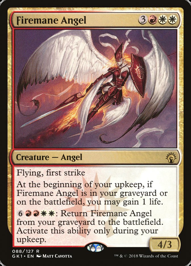 Firemane Angel [Guilds of Ravnica Guild Kit] - Evolution TCG