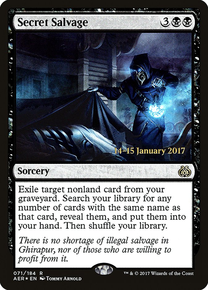 Secret Salvage [Aether Revolt Prerelease Promos] - Evolution TCG