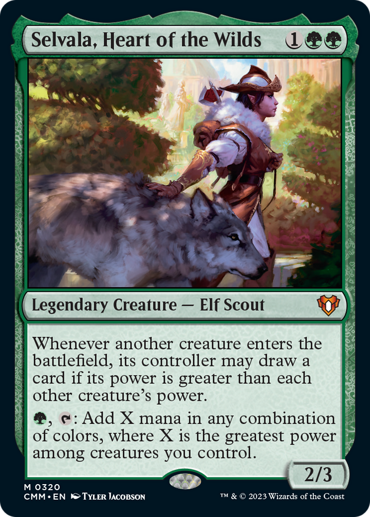 Selvala, Heart of the Wilds [Commander Masters] - Evolution TCG
