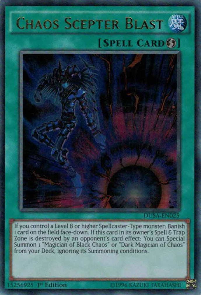 Chaos Scepter Blast [DUSA-EN025] Ultra Rare - Evolution TCG