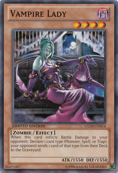 Vampire Lady [GLD5-EN014] Common - Evolution TCG