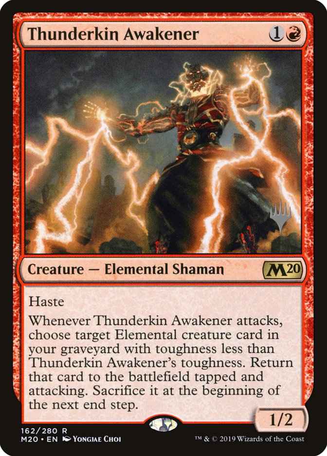 Thunderkin Awakener (Promo Pack) [Core Set 2020 Promos] - Evolution TCG